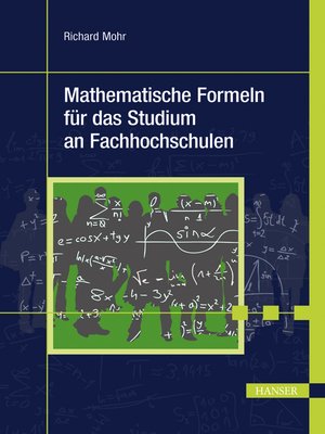 cover image of Mathematische Formeln für das Studium an Fachhochschulen